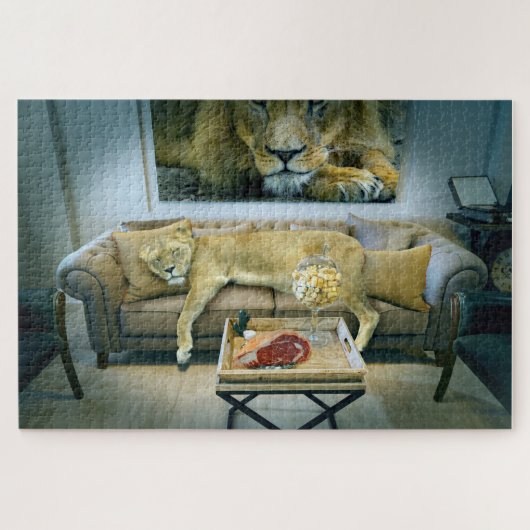 Lions Zuhause Puzzle (Horizontal)