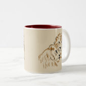 Lions Zweifarbige Tasse (VorderseiteRechts)