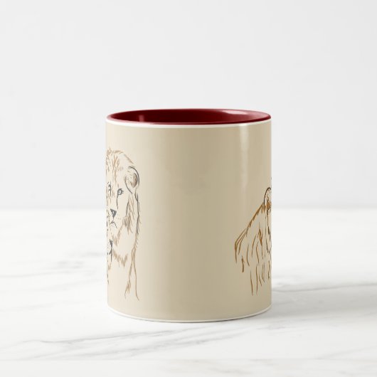 Lions Zweifarbige Tasse (Mittel)