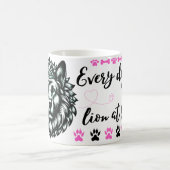 Liontherzige Loyalität: Feiern des Majestic Spir Kaffeetasse (Mittel)