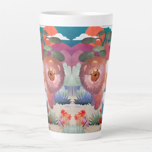 LIONZ UND DRAGONZ Latte Tasse (Vorderseite)