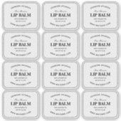Lip Balm Labels löschen (Vorderseite)
