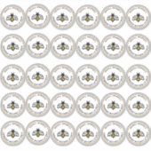 Lip Balm Round Container Aufkleber 30" Biene (Vorderseite)