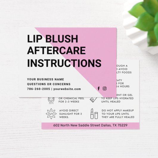 LIP BLUSH AFTERCARE INSTURCARE (Schreibtisch)