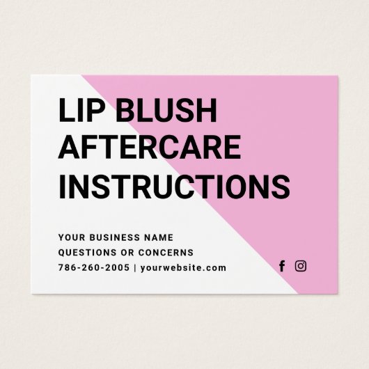 LIP BLUSH AFTERCARE INSTURCARE (Vorderseite)