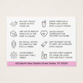 LIP BLUSH AFTERCARE INSTURCARE (Rückseite)