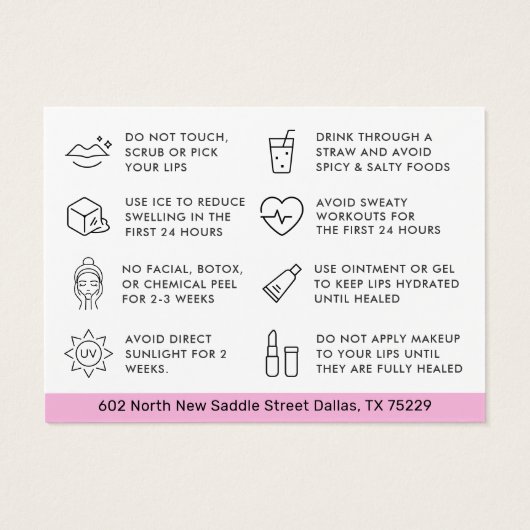 LIP BLUSH AFTERCARE INSTURCARE (Rückseite)