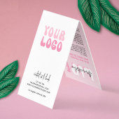 Lip Blush Aftercare Retro Pink Logo PMU Lip Tattoo Visitenkarten