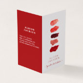 Lip-Distributor Lippenfarbenwatte Visitenkarte Visitenkarten (Vorderseite)