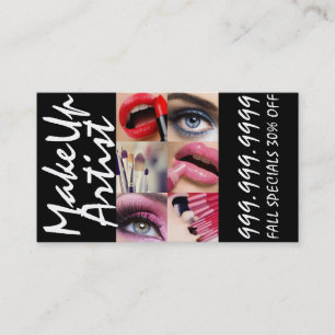 Lip Eyes Pinsel Make-Up Artist, Kosmetologie, Salo Visitenkarte