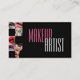 Lip Eyes Pinsel Make-Up Artist, Kosmetologie, Salo Visitenkarte