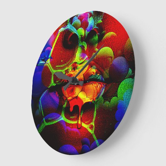 Lip Gloss Große Wanduhr (Winkel)