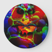 Lip Gloss Große Wanduhr (Vorderseite)