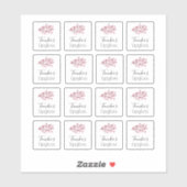 Lip Gloss Packaging Logo Cherry Blossom Tree Aufkleber (Blatt)