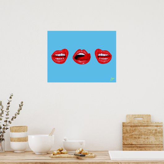 Lip Gloss Poster (Küche)