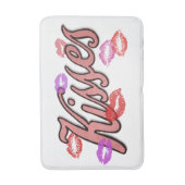 LIP KISSES BADEMATTE (Vorderseite Vertikal)