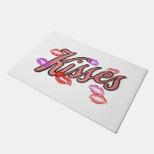 LIP KISSES FUßMATTE (Schrägansicht)