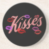 LIP KISSES GETRÄNKEUNTERSETZER (Vorne)