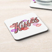 LIP KISSES GETRÄNKEUNTERSETZER (Linke Seite)