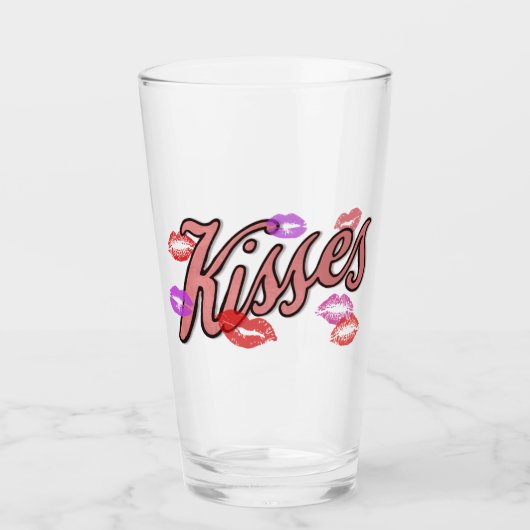 LIP KISSES GLAS (Vorderseite)