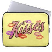 LIP KISSES LAPTOPSCHUTZHÜLLE (Vorderseite)