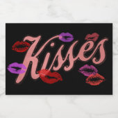 LIP KISSES LEBENSMITTELETIKETT (Einzelnes Label)