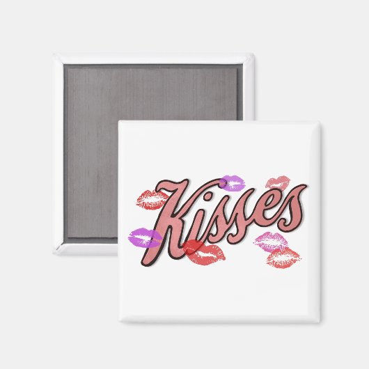 LIP KISSES MAGNET (Vorderseite/Rückseite)