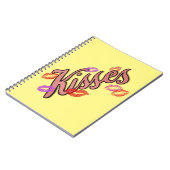 LIP KISSES NOTIZBLOCK (Linke Seite)