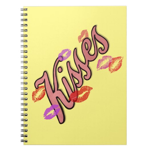 LIP KISSES NOTIZBLOCK (Vorderseite)