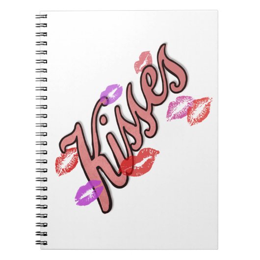 LIP KISSES NOTIZBLOCK (Vorderseite)