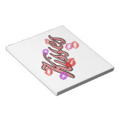 LIP KISSES NOTIZBLOCK (angewinkelt)
