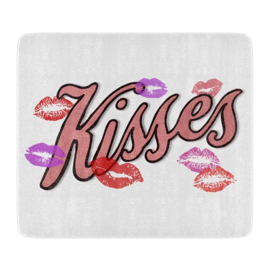 LIP KISSES SCHNEIDEBRETT (Vorderseite)