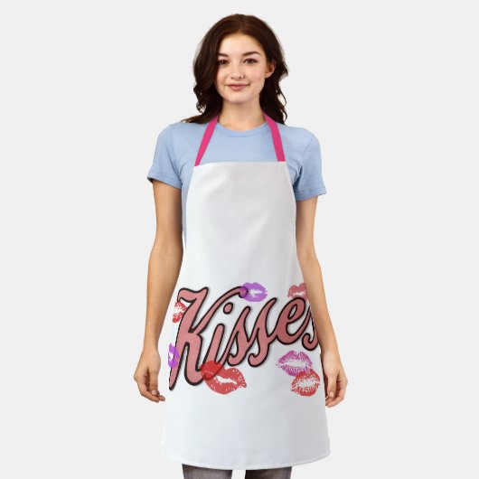 LIP KISSES SCHÜRZE (Getragen)