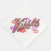 LIP KISSES SERVIETTE (Ecke)
