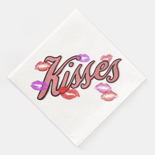 LIP KISSES SERVIETTE (Ecke)