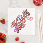 LIP KISSES SERVIETTE (Beispiel)