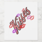 LIP KISSES WEINETIKETT (Einzelnes Label)