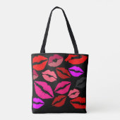 Lip Print Tote Tasche (Rückseite)