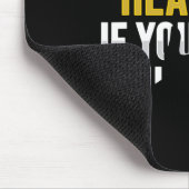 Lip Reading ASL Hand Gesture Deaf Hörverlust Awa Mousepad (Ecke)
