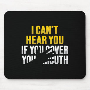Lip Reading ASL Hand Gesture Deaf Hörverlust Awa Mousepad