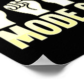 Lip Reading ASL Hand Gesture Deaf Hörverlust Awa Poster (Ecke)