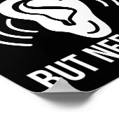 Lip Reading like Heaf Gehörlosigkeit Bewusstsein A Poster (Ecke)