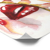 "Lip Service!" 8x10 Print Poster (Ecke)