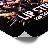 Lip Sync für Ihr Leben Drag Queen Funny Graphen Te Poster (Ecke)