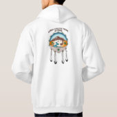 Lipan Apache das grundlegende mit Kapuze Hoodie (Rückseite)