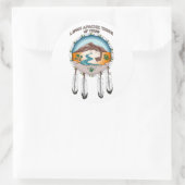 Lipan Apache Stamm Texas Papier Aufkleber (Tasche)