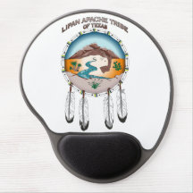 Lipan Apache Stamm von Texas-Gel Mousepad