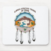 Lipan Apache Stamm von Texas Mousepad