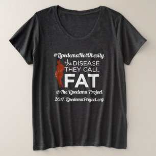 Lipedema Projekt #LipedemaNotFat Shirt 2017