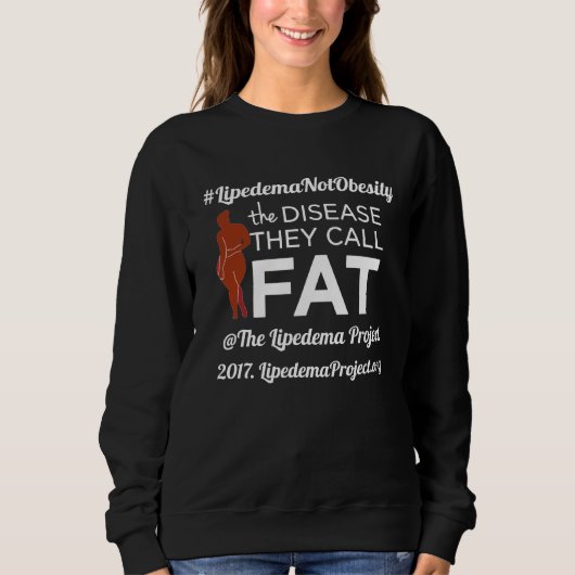 Lipedema Projekt #LipedemaNotFat Shirt 2017 (Vorderseite)